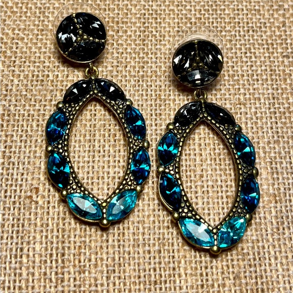 Silpada K&R Collection “Peacock Punch” Earrings - Picture 4 of 6